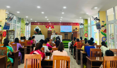 Trường Mầm Non Hoàng Cúc tổ chức Hội nghị viên chức và người lao động năm học 2024-2025