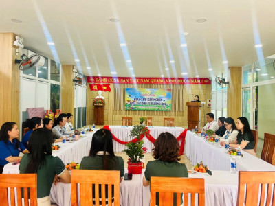 LỄ KẾT NGHĨA GIỮA TRƯỜNG MN HOÀNG CÚC TRƯỜNG MN HOÀNG ANH VÀ TRƯỜNG MẪU GIÁO TRÀ LINH